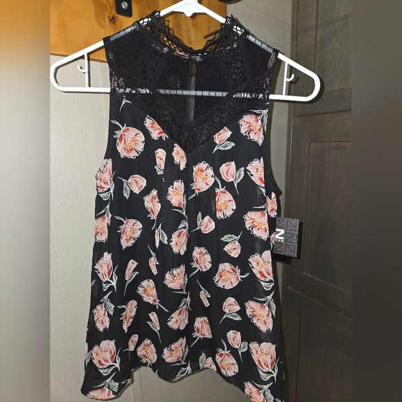 (NWT ) IZ BYER Victorian Lace Rose Blouse - Picture 2 of 6